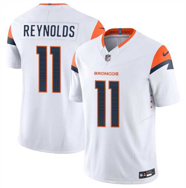 Men & Women & Youth Denver Broncos #11 Josh Reynolds White 2024 F.U.S.E. Vapor Limited Stitched Jersey->denver broncos->NFL Jersey